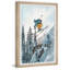 «Vertical Ski Drop», peinture sur toile encadrée-124115690