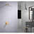 Square Pressure Balanced Complete Shower System With Rough-In Valve