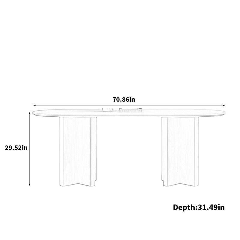 Harisan, 29.52"H x 70.86"L x 31.49"W