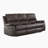 Rostand Transitional Vegan Leather 2-Piece Living Room Set with Manual Recline, Padded Arms & Metal Reinforced Frame