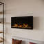 Ultra Thin Aerus Slim Recessed or Wall Mounted Electric Fireplace, Alexa/Wifi Enabled-1171218598