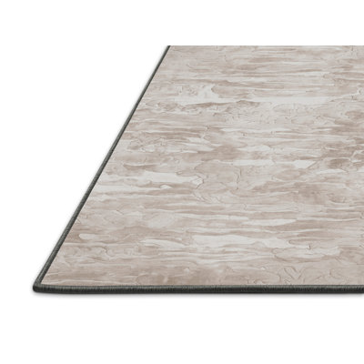 Tapis gris soyeux et moelleux