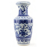 Sparrows Handmade Porcelain Table Vase