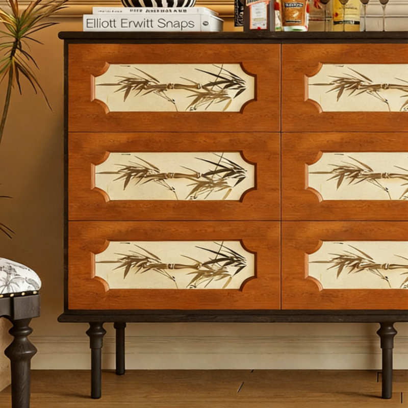 Buffet peint multifonctionnel