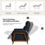 Fauteuil inclinable électrique en cuir véritable 29 po Ean avec ports USB et Type-C (ensemble de 2)-109024864