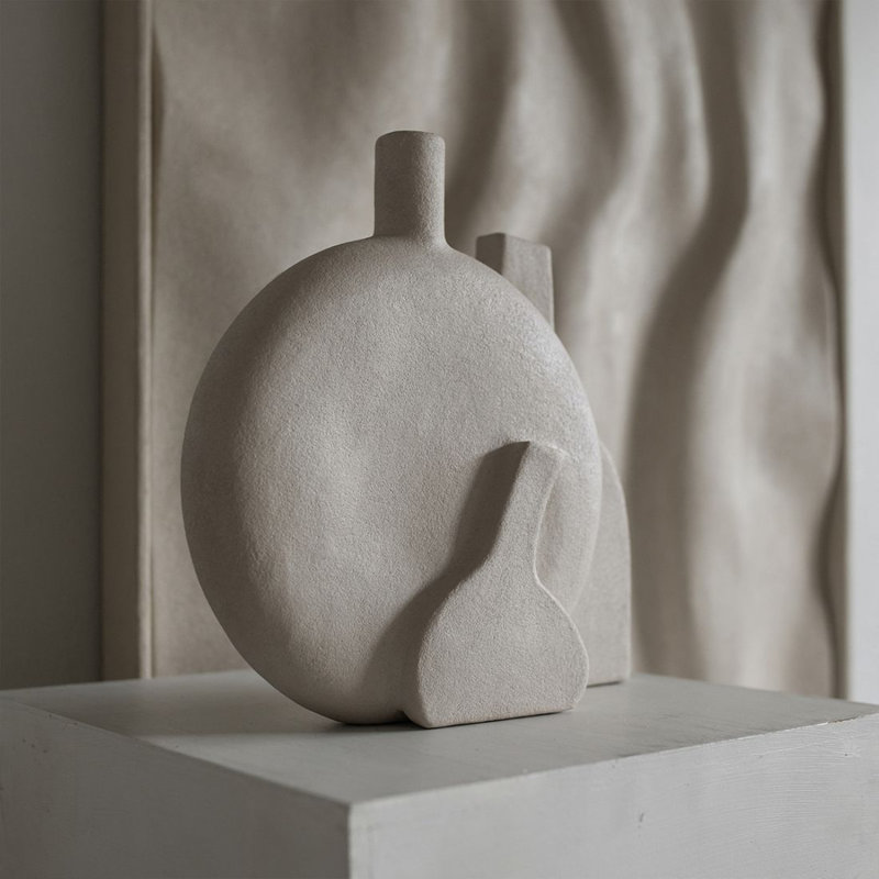 Creamy-white Free Form Resin Decorative Object