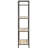 4 Bookcase With Antique Oak And Sandy Grey Appealing Hue Elegant Design