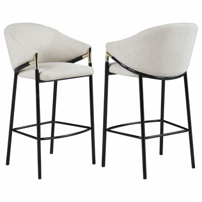 Tabourets de bar inclinés (ensemble de 2)