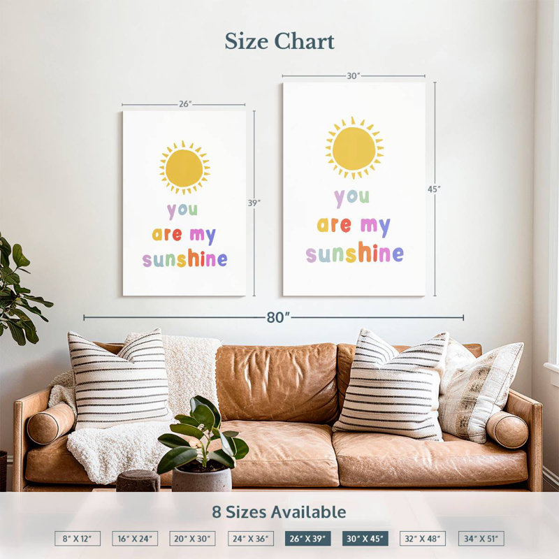 Ashelle Sunny You Are My Sunshine, H 39 po x l 26 po