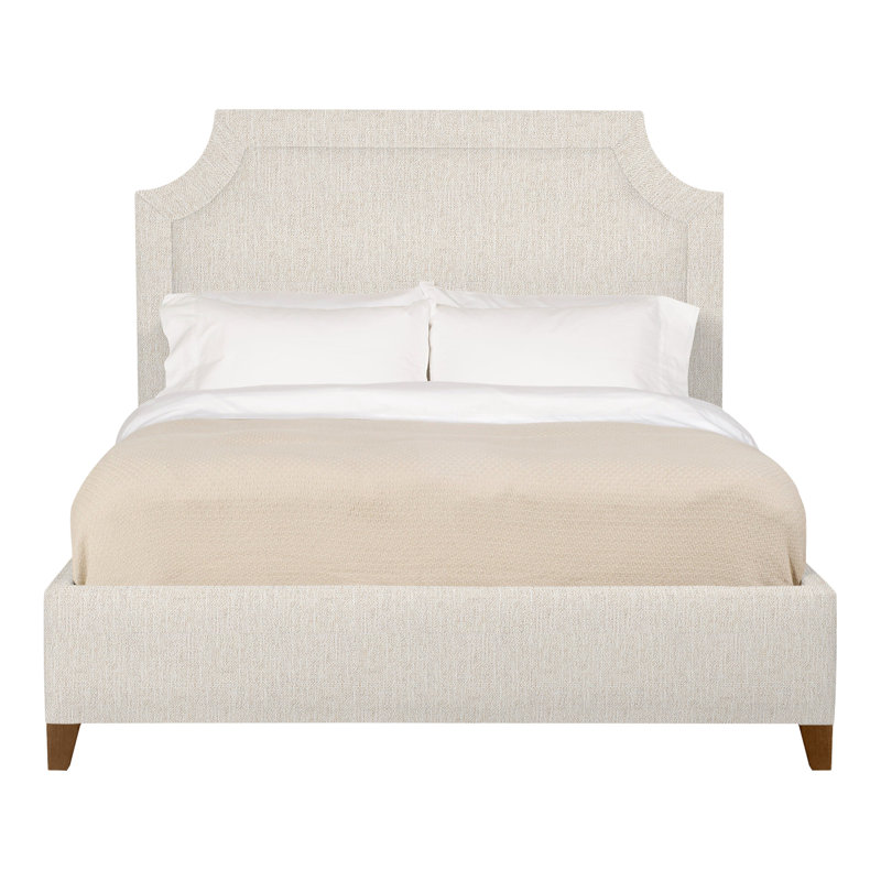 Audrey/Asher Solid Wood Bed, Instant Parchment, No, Casa Blanca