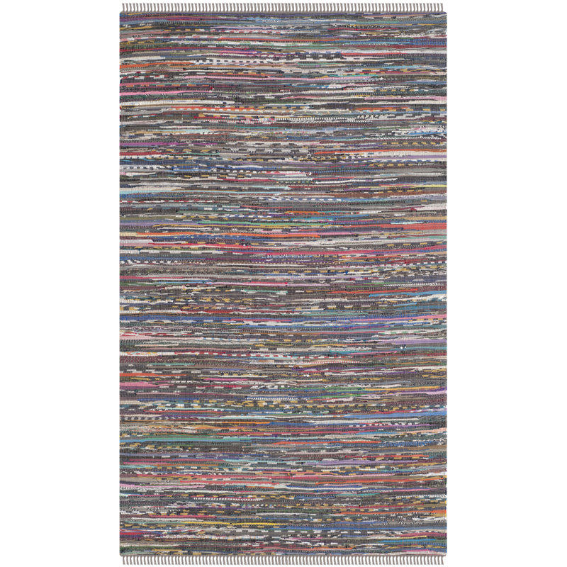 Sue Cotton Hand Woven Area Rug, Rectangle 152 x 244 cm