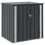 Boîte de rangement de jardin vidaXL noire 39,96 x 32,28 x 39,37 po-133664477