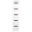 Abdullah 5-Tier Plastic Storage Drawer Cabinet – Stackable Organizer Tower With 5 Pull-Out Bins For Closet, Bedroom, Bathroom, Office-475624181