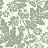 Floral Metallic Wallpaper Double Roll