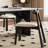 Retro Cream Dining Table with Rock-Solid Base-108739029
