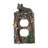 Wall Plate Cover in Black Bear Climibing on Tree Branch Design