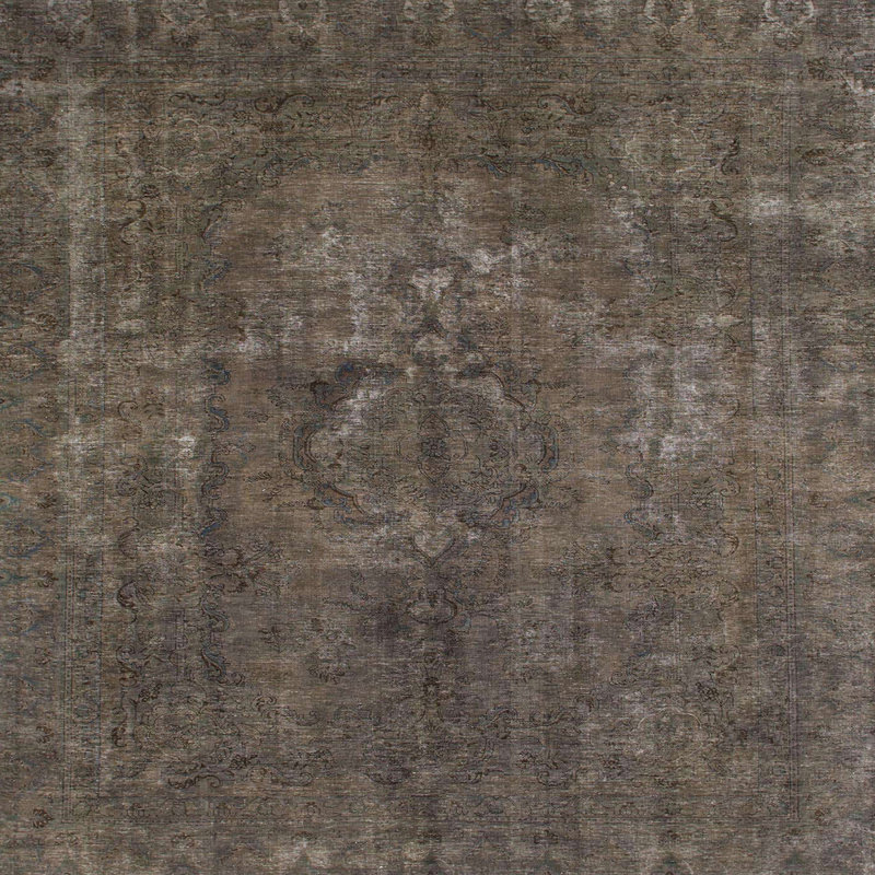 Tapis abstrait moderne 1281, Carré 4 pi