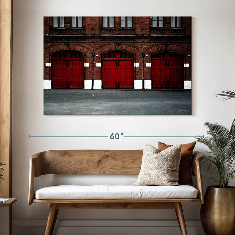 Fire Station, H 34 po x l 51 po