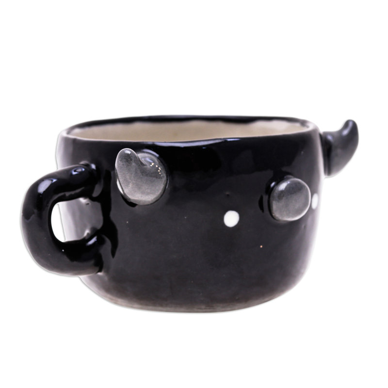 Lark Manor™ Handmade Buffalo Demitasse Ceramic Espresso Cup