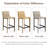 Full Assembled 26"H Counter Stool, Saddle Leather Upholstered Bar Stool With Padded Seat, Counter Height Barstool With Metal Frame Footrest For Kitchen Island Bar Counter, Khaki-306793908-307711199