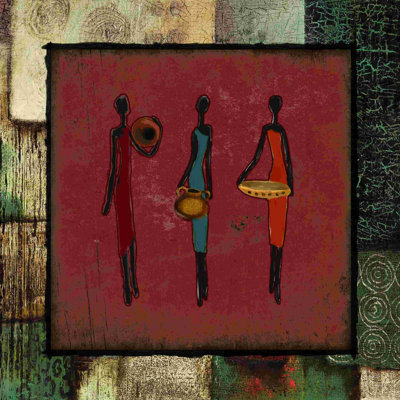 " Three Ladies Red "