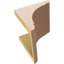 Bois de cèdre brut olympique TimberThane Corbel, brun clair apprêté-88289582