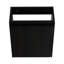 Lavabo de salle de bain de 16 po pour petit espace, armoire moderne noire et facile à entretenir avec de la céramique pour la salle de bain, armoire, propre-1422545279