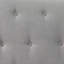 Grand lit gris en tissu