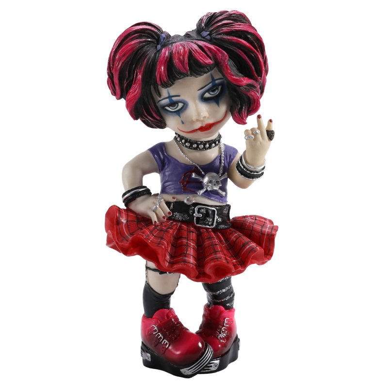 H 5,91 po Cosplay Kids - Punk Girl, résine de polyester