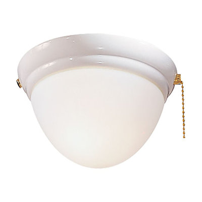 1-Light Universal LED Ceiling Fan Globe Light Kit -  Minka Aire, K9373L-WH