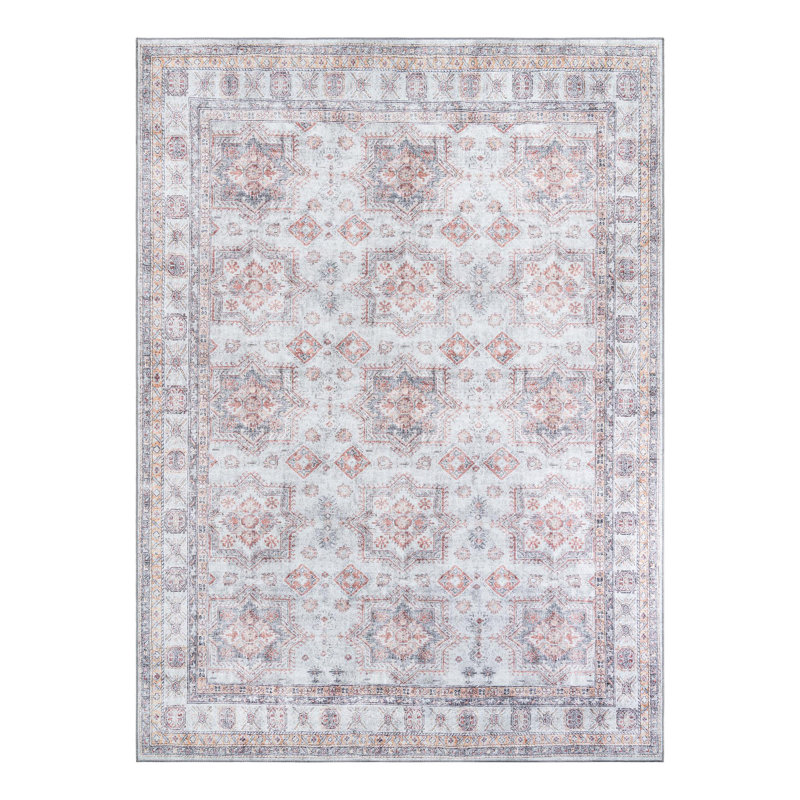 Macchione Performance Chenille Floral Indoor Rug, Rectangle 9'5" x 13'1"