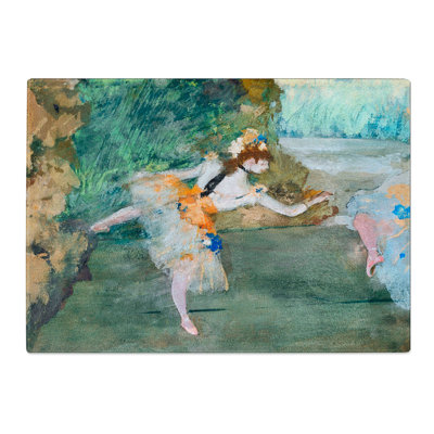 Ballet Ballerina Dancer Onstage by Edgar Degas Chopping Board
