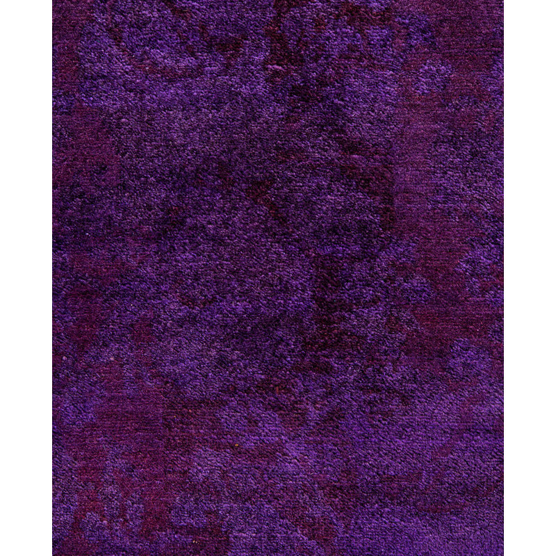 Overdyed One-of-a-Kind 9' 2" X 11' 10" Hand Knotted Area Rug