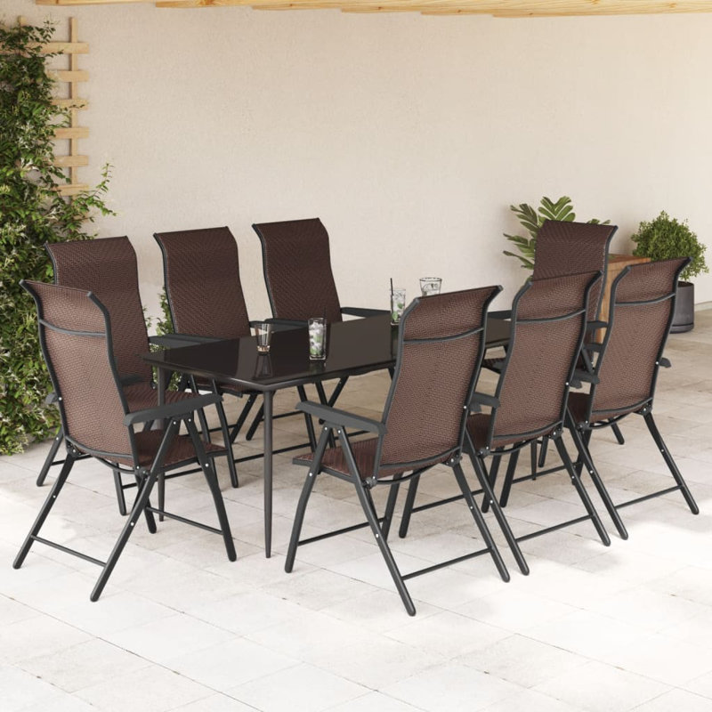 Nanditha Outdoor Lounge Chair, Brown