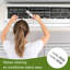 2 pièces peigne à ailettes AC, outil de nettoyage de lisseur en acier inoxydable pour climatiseur, réfrigérateur, radiateur, condensateur, évaporateur