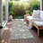 Machine Washable Indoor/Outdoor Chayden ACN1006 Gray Rug-99126655