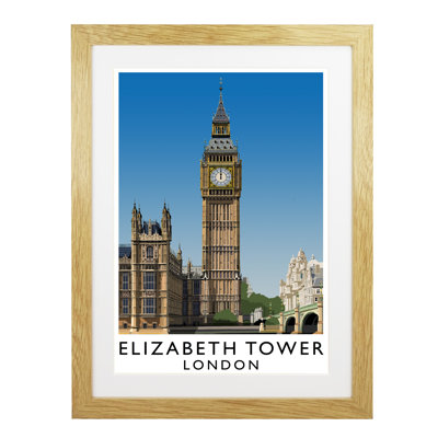 Elizabeth Tower 1 Piece Wall Art