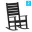 Chaise berçante en plastique Collis-88857862