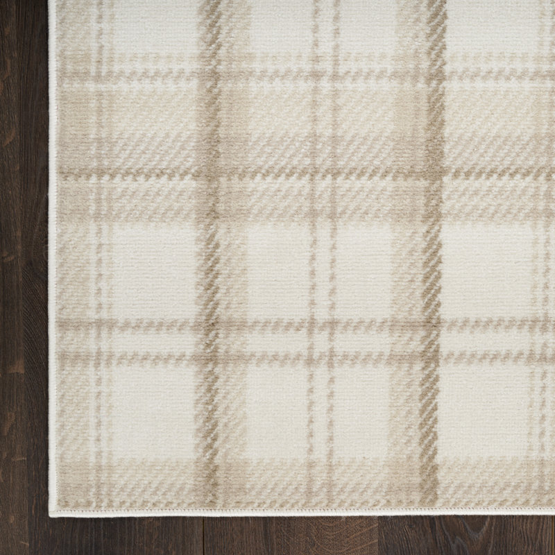 Tapis rectangulaire en polypropylène tissé à la machine Yeraldo, Rectangle 6 pi x 9 pi