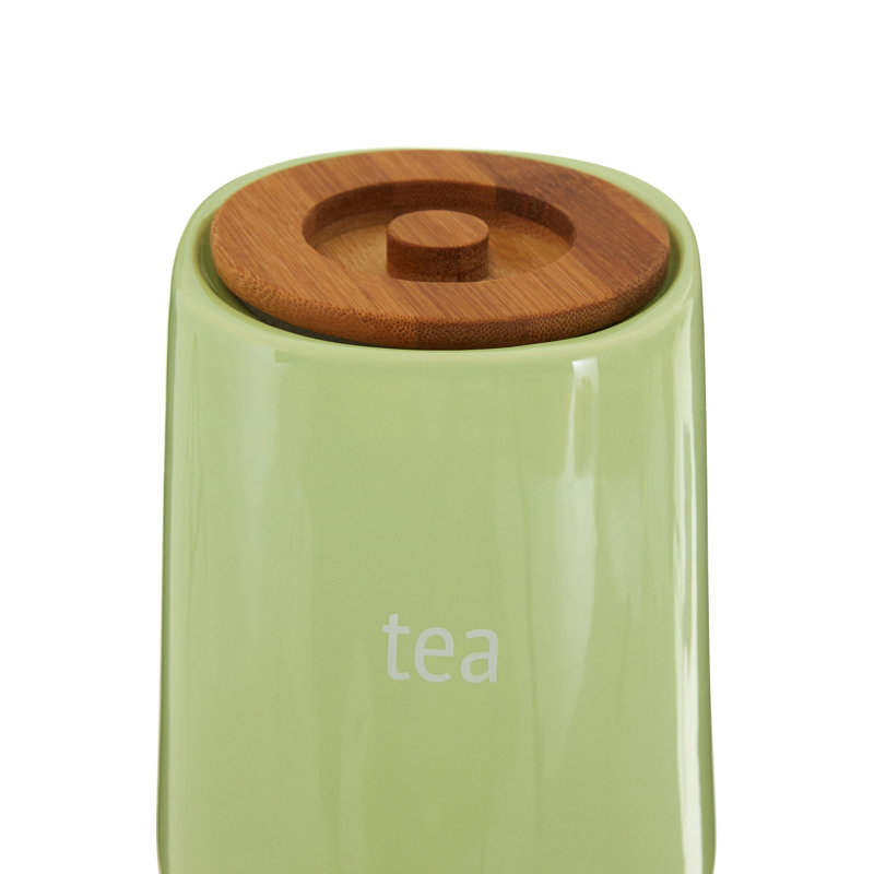 Revel Ceramic / Porcelain Jar, Green