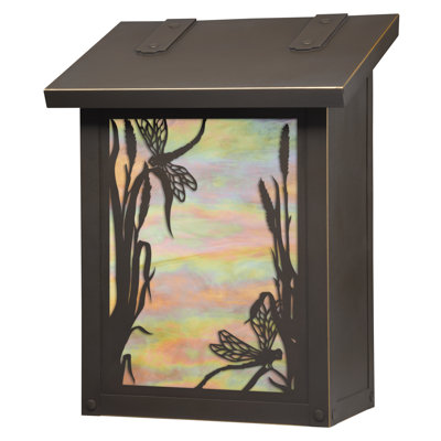 Brass Wall Mounted Mailbox
