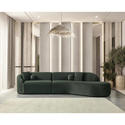 2 - Piece Velvet Sectional