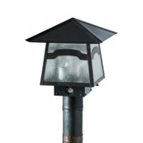 Rustic Lodge 2 - Light Lamp and Post