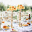 24 pièces de 50 cm / 19,7 po de haut, vase à fleurs de mariage, centre de table de mariage en métal, présentoir à arrangement floral doré pour tables, fête de mariage, décoration de fête d'anniversaire