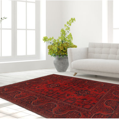 Guntis One-of-a-Kind 3'4" X 4'10" New Age Wool Area Rug in