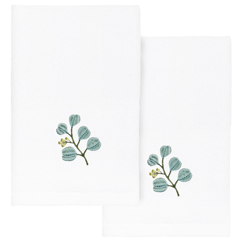  Botanica Turkish Cotton Fingertip Towel, White