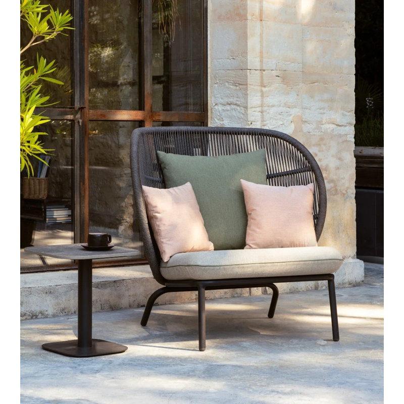 Kodo Outdoor Lounge Chair, Fossil Gray