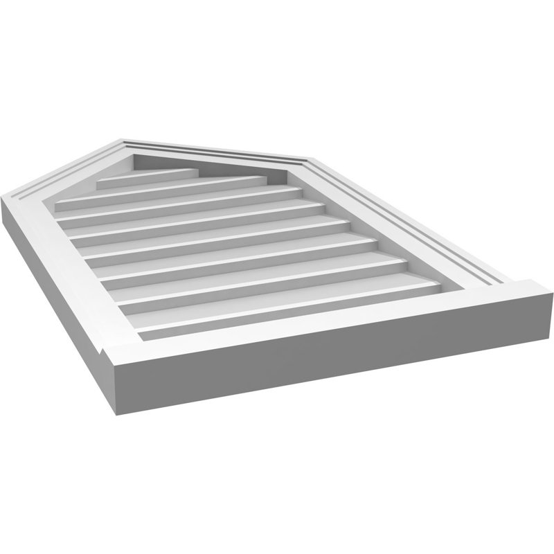 Ventilateur à pignon en uréthane non-fonctionnel Signature, H 30 po x l 18 po x P 2 po, 11/12