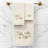 FIGI 2PC Embellished Hand Towel Set Turkish Cotton Hand Towel-26192502