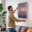 Above the Clouds Minimalist - Wrapped Canvas-187657008-187657013